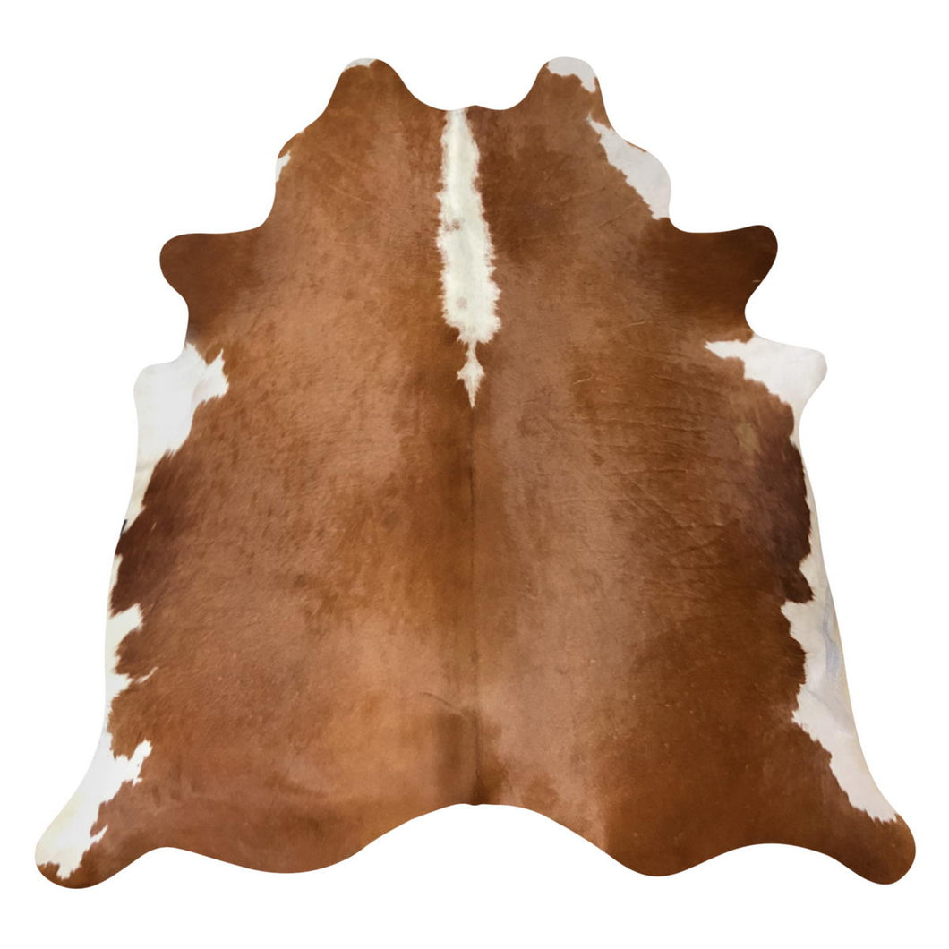 Natural Brazilian Hereford Cowhide | Small