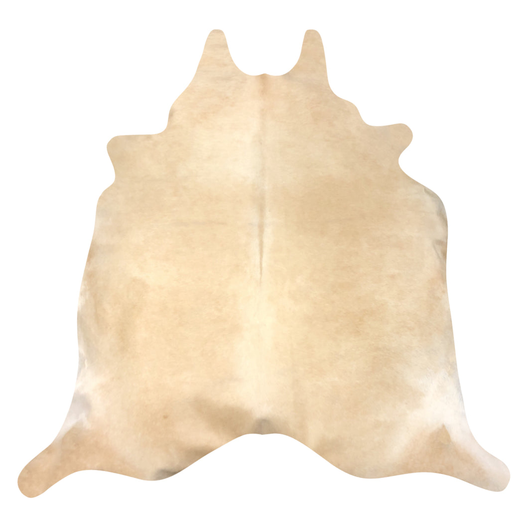Natural Brazilian Beige & Ivory Cowhide | Large