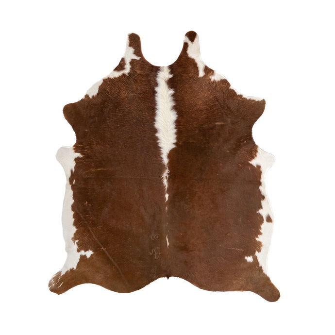Natural Brazilian Cowhide Rug -  Mocha & Ivory