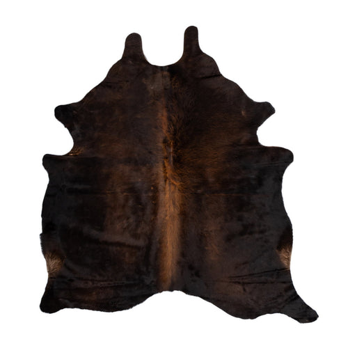 Natural Brazilian Cowhide Rug -  Espresso & Mocha