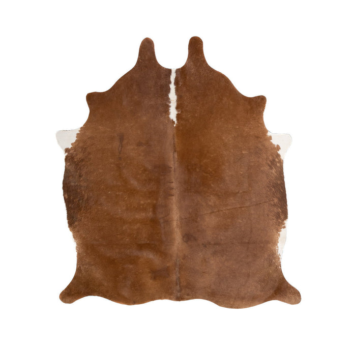 Natural Brazilian Cowhide Rug -  Mocha & Ivory
