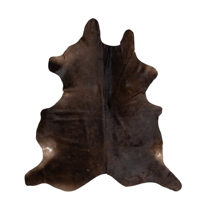 Natural Brazilian Cowhide Rug -  Espresso