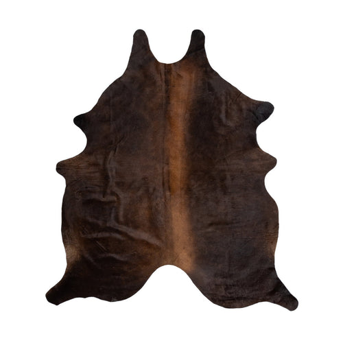 Natural Brazilian Cowhide Rug -  Espresso & Mocha