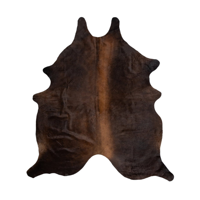 Natural Brazilian Cowhide Rug -  Espresso & Mocha