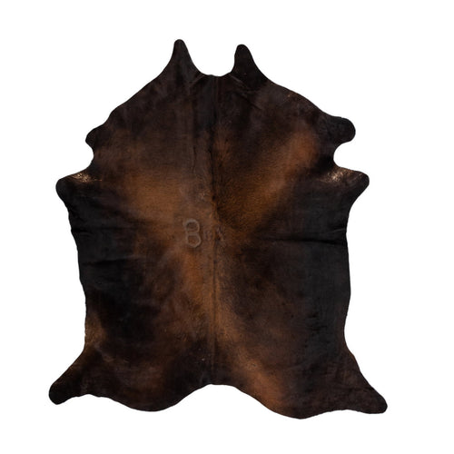 Natural Brazilian Cowhide Rug -  Espresso & Mocha
