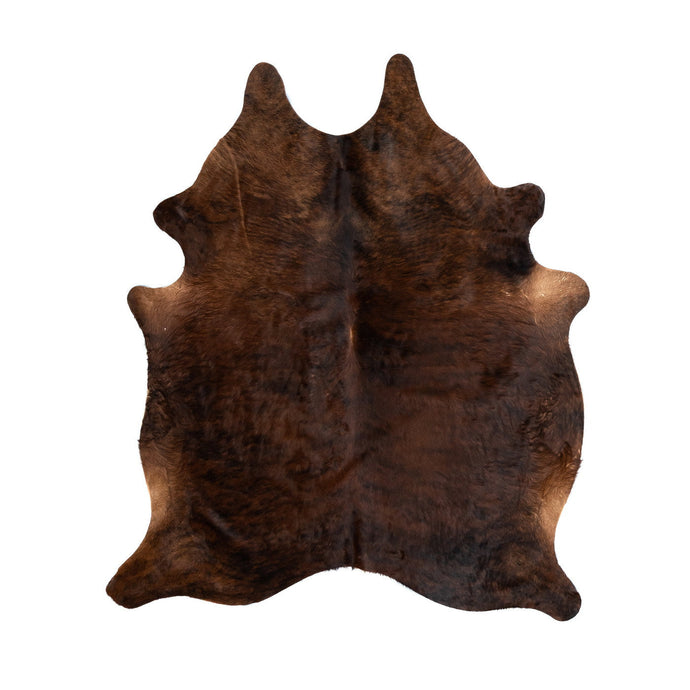 Natural Brazilian Cowhide Rug -  Chocolate & Espresso