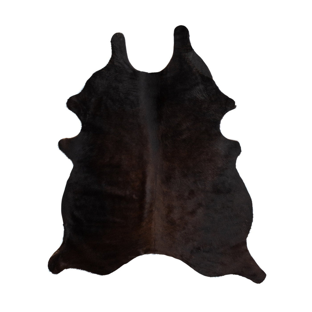 Natural Brazilian Cowhide Rug -  Espresso