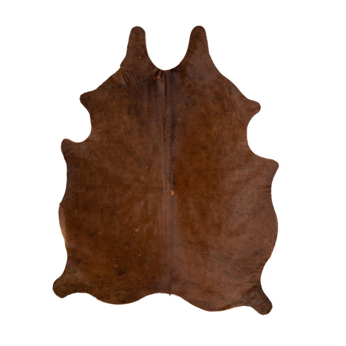 Natural Brazilian Cowhide Rug -  Caramel & Chocolate