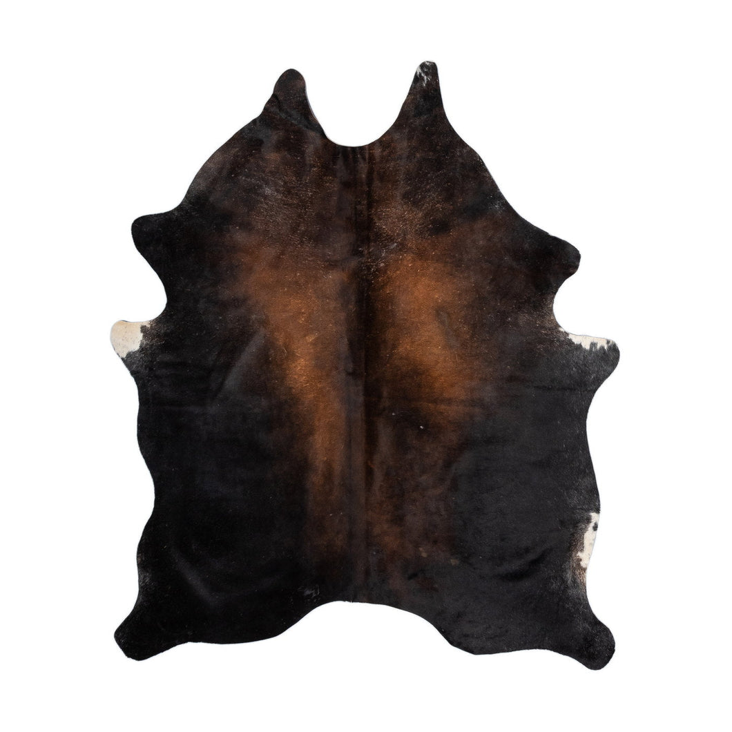 Natural Brazilian Cowhide Rug -  Espresso & Mocha
