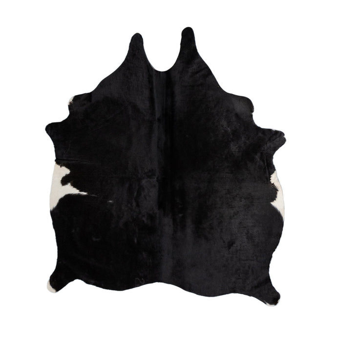 Natural Brazilian Cowhide Rug -  Espresso & Ivory