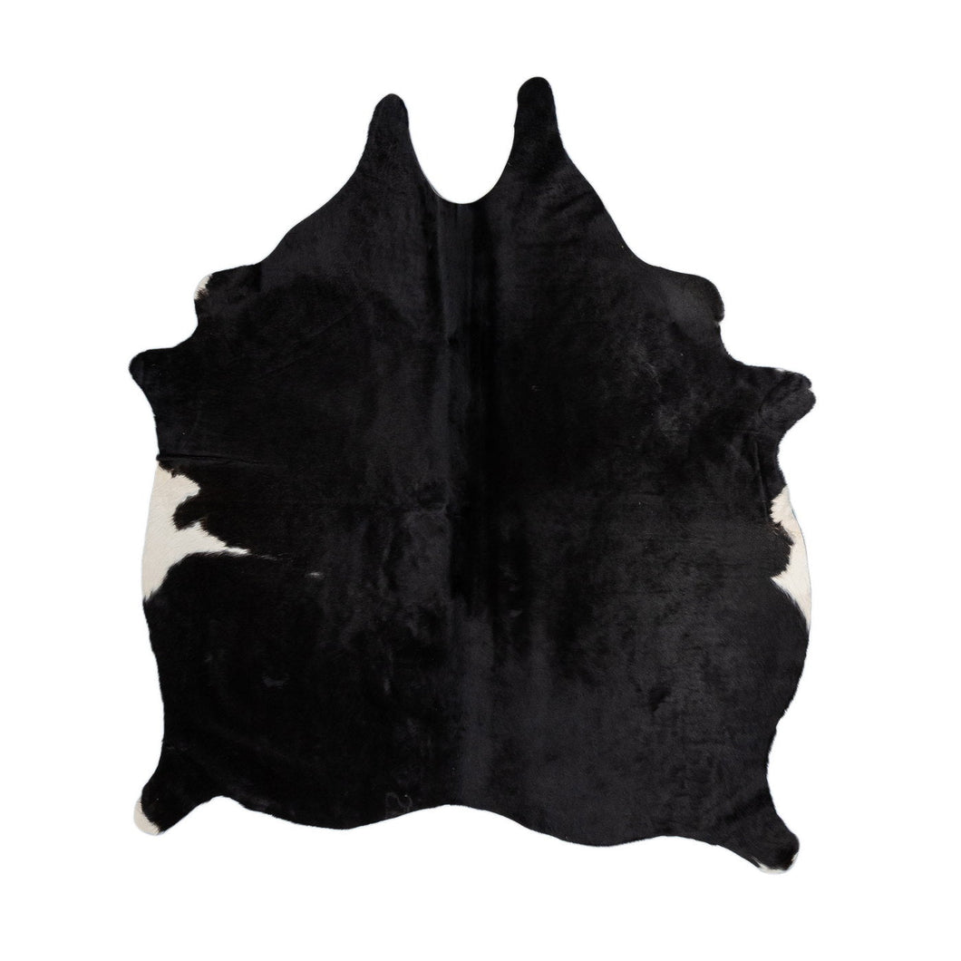 Natural Brazilian Cowhide Rug -  Espresso & Ivory
