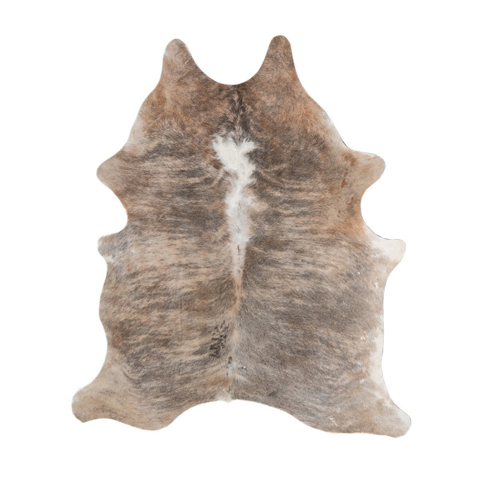 Natural Brazilian Cowhide Rug -  Caramel & Taupe