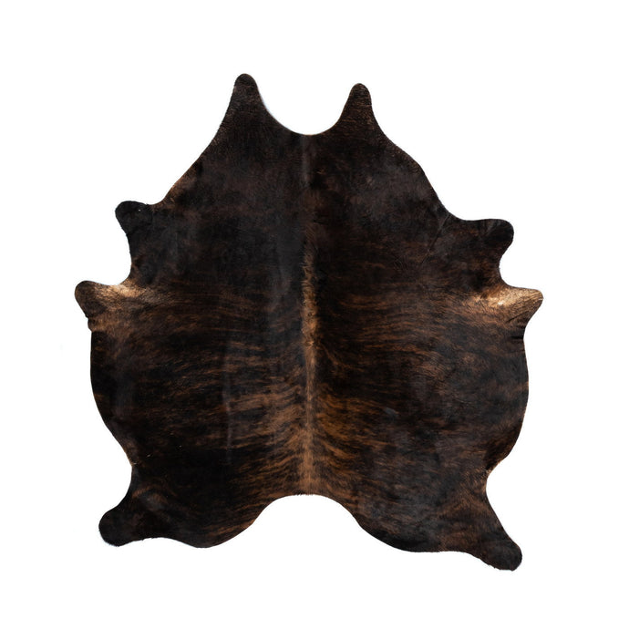 Natural Brazilian Cowhide Rug -  Espresso & Mocha