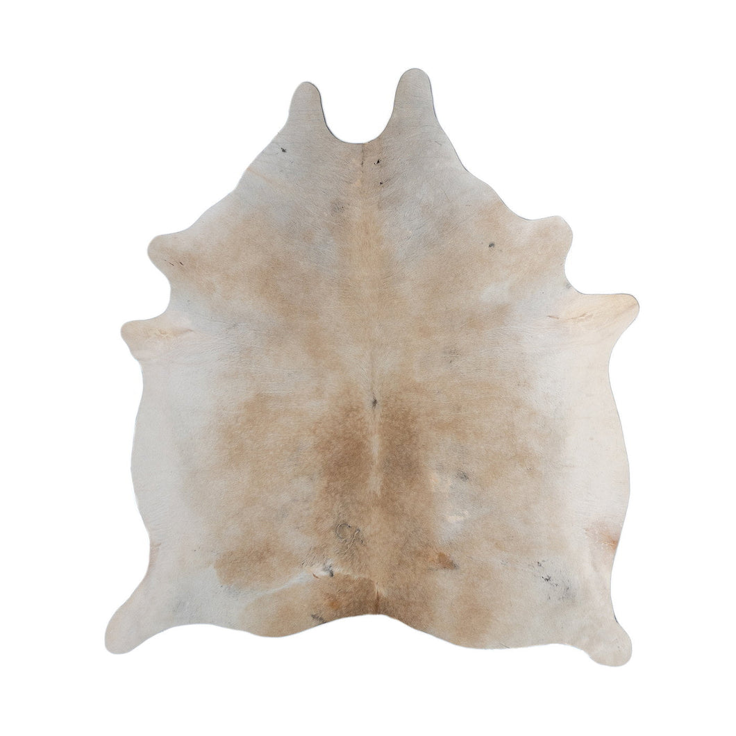 Natural Brazilian Cowhide Rug -  Caramel & Beige