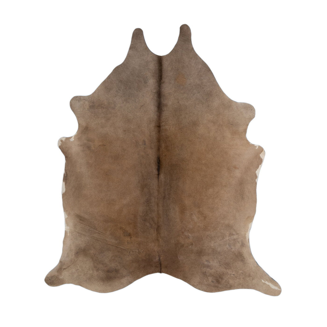 Natural Brazilian Cowhide Rug -  Caramel & Taupe