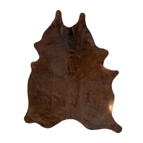Natural Brazilian Cowhide Rug -  Mocha & Chocolate