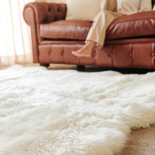 Load image into Gallery viewer, Octo Sheepskin Rug &amp; Throw, XXLarge, approx. 6'x8' , Ivory
