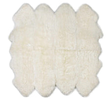 Load image into Gallery viewer, Octo Sheepskin Rug &amp; Throw, XXLarge, approx. 6'x8' , Ivory
