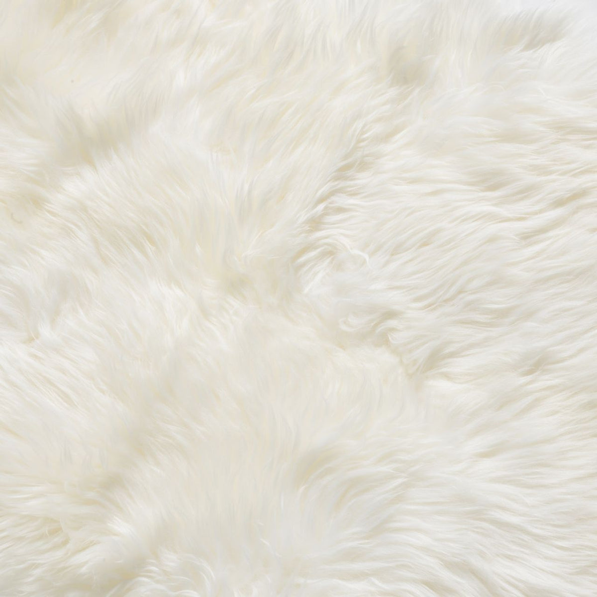 Premium New Zealand Sheepskin, Sexto 6' x 6' , X-Large, Ivory