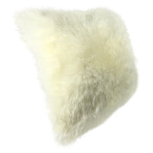 Load image into Gallery viewer, Natural Sheepskin Pillow Cover 16"x16"